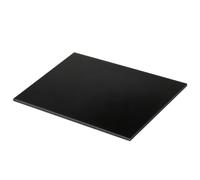 WANG TII DOO Lámina De Plástico Pom Negra 250mm x 250mm, Grosor De 35-50mm, Placa De Plástico Acetal Pom para Aplicaciones De Ingeniería y Aplicaciones Industriales,250x250x50mm
