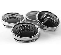 WANGAIDCE 4 Piezas Coche Tapas Centrales de Llantas para Citroen C1 C2 C3 C4 C5 X C6 60mm, con el Logotipo De Insignia Rueda Tapas De Centro Prueba De Polvo Accesorios