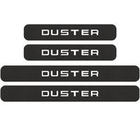 WANGAIDCE 4 Piezas Protectores de Umbral de Puerta de Coche para Dacia Duster, Protectores de Borde de Puerta de Coche, Calcomanías Fibra de Carbono Anti Patadas