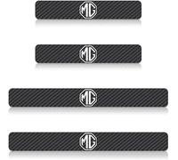 WANGAIDCE 4 Piezas Protectores de Umbral de Puerta de Coche para MG, Protectores de Borde de Puerta de Coche, Calcomanías Fibra de Carbono Anti Patadas