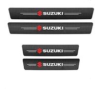 WANGAIDCE 4 Piezas Protectores de Umbral de Puerta de Coche para Suzuki Swift SX4, Protectores de Borde de Puerta de Coche, Calcomanías Fibra de Carbono Anti Patadas