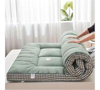 WANGCAIER Japanese Floor Futon Mattress, Thicken Roll Up Mattress Floor Bed Tatami, Foldable Soft Pressure Reducing Breathable Double Futon Mattress, for Student Dormitory Home