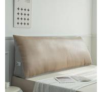 WANGCAIER Triangular Headboard Pillow, Large Wedge Pillow, Decorative Body Throw Pillows, Bed Backrest Reading, Bolster Lumbar Cushion for Sofa Bed, for Queen King Twin Double