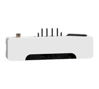 WANGCAIER WiFi Router Organizer Box, Cable Management Box, Does Not Block The Signal, Selected Pine Wood Glass Door Design, Need Assembly, for Living Rooms