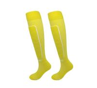 WANGCEPLSD Calcetines de Esgrima, Calcetines Deportivos de Compresión Largos, Equipamiento de Esgrima, Unisex, para Espada, Sable y Florete, Medias Antideslizantes(Yellow,XS)