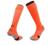 WANGCEPLSD Calzini da Scherma, Calcetines Deportivos, Antideslizantes, Transpirables, Unisex, para Espada, Sable y Florete, Equipo de Esgrima(Orange,S)
