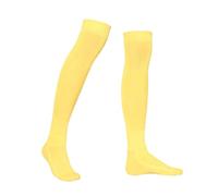 WANGCEPLSD Calzini da Scherma de Algodón Grueso, Antideslizantes, con Protección Reforzada, Unisex, para Espada, Sable y Florete, Calcetines de Esgrima(Yellow,S)