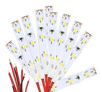 WANGCL 10 tiras de luces LED de 12 V para hacer modelos, iluminación LED apta para modelos de casa, trenes, coche RC, color blanco cálido