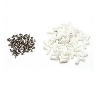 WANGCL 100 piezas de 2 cm L tipo arcade PCB pies de montaje de placa de circuito con tornillos accesorios de máquina de arcade