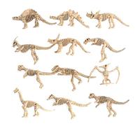 WANGCL 12 Piezas Excavación Dinosaurio Fósiles Esqueleto, Simulación Dinosaurio Juguetes Excavación Arqueológica Dinosaurio Esqueleto, Niños Juego Figuras Dinosaurio Fósiles