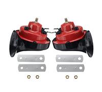 WANGCL 2 bocinas de coche de doble tono, bocina de tren súper fuerte, bocinas de aire de 12 V, bocina doble impermeable con sonido furioso, bocina de caracol eléctrica