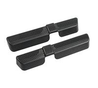 WANGCL 2 piezas de rejillas de ventilación de aire acondicionado para Tiguan 2 (2015-2019) ABS Protector de ventilación de piso