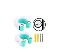 WANGCL 2 soportes de pared con hebilla de estacionamiento para bicicleta de montaña, adecuados para neumáticos de bicicleta de montaña de 1.75 a 2.4 pulgadas de ancho, color verde