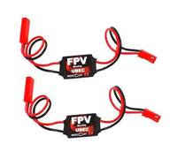 WANGCL 2 unids 3A 5 V paso abajo UBEC módulo servo interruptor de alimentación para RC Quadcopter avión FPV cámara de transmisión gráfica Gimbal control de vuelo