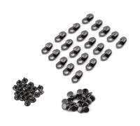 WANGCL 20 Pcs Ganchos Para Cordones De Botas Hebillas Para Cordones Remaches De Cuero Doble Remache Decoración Para Reparación Zapatos De Senderismo Escalada Trabajo Botas De Montaña Exterior