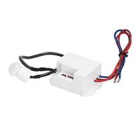 WANGCL 220V-240V Mini Sensor de Movimiento 360 Grados LED Ajuste de Intensidad de luz y configuración de Tiempo SY-PIR305A