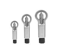 WANGCL 3 piezas de herramientas extractoras divisoras de tuercas, herramienta de extracción para quitar tuercas dañadas de 9-12 mm/12-16 mm/16-22 mm
