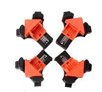 WANGCL 4 abrazaderas en ángulo recto de 90 grados DIY de madera herramienta de posicionamiento para carpintería, perforación y gabinete