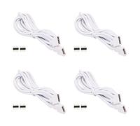 WANGCL 4 cables de extensión de tira de luz LED de 4 pines o tira de luz RGB 3528 5050 2835 - 2 m