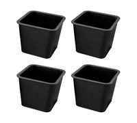 WANGCL 4 patas de cama de plástico de 3 pulgadas, antideslizantes, para gabinetes, sofás, mesas y sillas, almohadillas para aumentar la altura, elevadores para sillas, sofás y mesas.