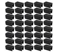 WANGCL 40 protectores de suelo antideslizantes para sillas de metal, en forma de U, para patas de muebles, 14 mm
