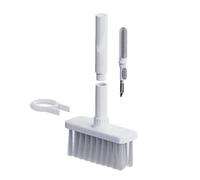 WANGCL 5 en 1 Kit de Herramientas de Limpieza de computadora Multifuncional Keycap Puller Multi Brush para PC Laptop Airpods Pro Camera Lens Keyboard Cleaner Brush White