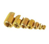 WANGCL 50 piezas de insertos roscados Kits de reparación de roscas M3 M4 M5 M6 M8 M10 M12 - insertos roscados autorroscantes