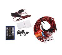 WANGCL 5Modelo de Luces de Coche RC Kit de Sistema de iluminación de Montaje Ki Kit de Sistema de iluminación de Freno de dirección para RC Car1/10 RC Car/Truck/Crawler 1/10 HSP Tamiya CC01 SCX10
