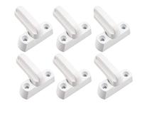 WANGCL 6 Piezas Bloqueo de Ventana con Tornillos de fijación para Puertas de PVC UPVC Ventanas Seguridad para el hogar Aleación de Zinc Bloqueo de Ventana Tope Hebilla de Ventana Bloqueo antirrobo