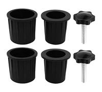WANGCL 6 piezas de repuesto para soporte de base de paraguas, anillo de anillo y tapa, soporte de silla de sombrilla de patio