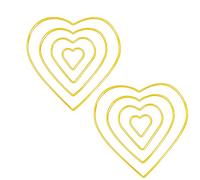 WANGCL 8 piezas de macramé de metal floral para manualidades, aros en forma de corazón para atrapasueños, manualidades, atrapasueños (4 tamaños)