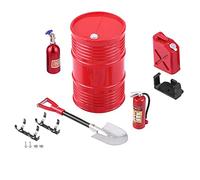 WANGCL Accesorios RC Rock Crawler Mini decoración Simulación Herramienta Parte Juegos de extintores de Incendios para 1/10 RC Car Climbing Crawler Car Compatible con SCX10 D90 TRX4