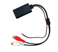 WANGCL Adaptador de coche Bluetooth, módulo receptor AUX ABS universal Bluetooth, adaptador AUX-IN 2 RCA para audio de coche