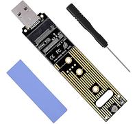 WANGCL Adaptador M.2 a USB 3.1 NVME a USB Ssd SSD Kit mejorado compatible con SSD 2230 2242 2260 2280 tamaño SSD