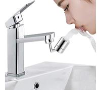 WANGCL Aireador de grifo de fregadero de cocina, filtro de agua antisalpicaduras giratorio de 720° con 2 métodos diferentes de salida de agua para baño, cocina, grifo de rociado