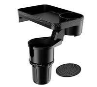 WANGCL Bandeja expansora multifuncional para coche, con rotación de 360°, bandeja desmontable, base ajustable