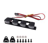 WANGCL Barra de luz LED RC para coche, luces de techo RC, kit de luces de techo RC 4 LED de 100 mm para control remoto de coche RC 1/10 Monster Truck RC Crawler compatible con TRX4 90046 SCX10