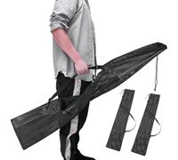 WANGCL Bolsa de Malla con cordón para Remo de Kayak, Correa de Hombro Ajustable, Bolsa de Almacenamiento de Remo, Bolsa de Almacenamiento portátil para Remo de Kayak (2 Piezas)