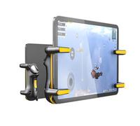 WANGCL Controlador de tableta de disparo rápido con 6 dedos, gatillos, joysticks y agarre para Call of PUBG, compatible con tableta Android Pad (amarillo)