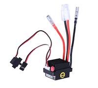WANGCL Controlador de velocidad de motor ESC cepillado de 320 A con BEC 5.6V/2A, adelante/atrás/freno, compatible con coche RC 1/10, camión monstruo, oruga, barco RC (6 V - 12 V)