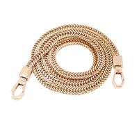 WANGCL Correa de hombro para bolsa, correas de metal, bolsa de cadena de repuesto genérica con hebillas para mujer, bolso de hombro, bolso de mano, color dorado