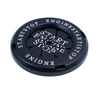WANGCL Cubierta de botón de arranque para coche, cubierta protectora de encendido y parada de motor, antiarañazos, universal, anillo protector de botón