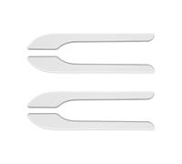 WANGCL Cubierta de manija de puerta para Tesla Model 3/Y - Adhesivo protector de plástico ABS, negro, blanco, puerta, fibra de carbono de imitación, autoadhesivo
