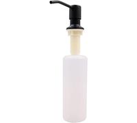 WANGCL Dispensador de jabón para Fregadero de Cocina, 300 ml, de Acero Inoxidable Recargable, para Ducha, Cocina, dispensador de dispensador Herramientas para el hogar, Cocina, Fregadero, Color Negro