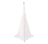 WANGCL Funda para soporte de altavoz, extensible de 360 grados, universal, para iluminación, ideal para banquetes, bodas y fiestas (blanca)
