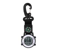 WANGCL Hombres Mujeres Mochila Clip En Reloj Fob Esfera Luminosa De Bolsillo Clip Reloj para Brújula Llavero