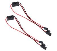 WANGCL Interruptores basculantes de Encendido/Apagado para Coche teledirigido, 2 uds., para Receptor de Enchufe JR para avión teledirigido 1/10 RC