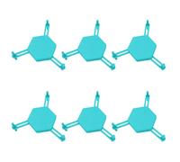 WANGCL - Juego de 6 organizadores de tazas de café y estantes de almacenamiento extensibles y apilables para tazas de té y tazas de café para ahorrar espacio (azul)
