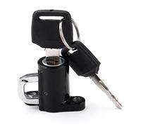 WANGCL Kit de bloqueo de casco de motocicleta, casco universal de aleación de aluminio con 2 llaves para scooters, bicicleta, moto, monopatín