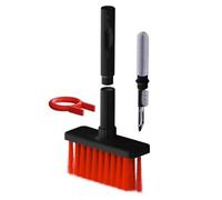 WANGCL Kit de herramientas de limpieza de computadora multifuncional 5 en 1, extractor de teclas, multicepillo, para PC, portátil, Airpods Pro, lente de cámara, cepillo limpiador de teclado, (negro)